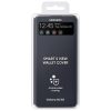 Samsung Smart S View fliptok Intelligent Display móddal Samsung Galaxy A42 5G Készülékhez fekete színben