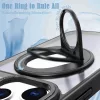 iPhone 17 Pro forgatható gyűrűs, Magsafe tartós telefontok fekete - 2 kép