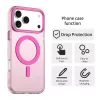 iPhone 17 Pro MagSafe hibrid TPU + PC tok rózsaszín Alphajack CandyM- 2 kép