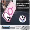 iPhone 17 Pro MagSafe hibrid TPU + PC tok rózsaszín Alphajack CandyM- 5 kép
