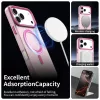iPhone 17 Pro MagSafe hibrid TPU + PC tok rózsaszín Alphajack CandyM- 7 kép