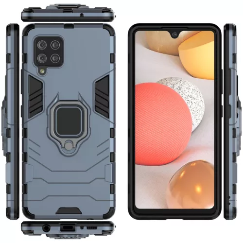 Ring Armor Case Kickstand telefontok Samsung Galaxy A42 5G készülék-9111201915497 5 kép