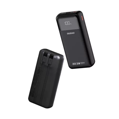 Dudao K15Pro Power Bank 20000mAh 22.5W PD USB-C / USB-A / Beépített -6977196682430 3 kép