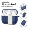 Apple AirPods Pro 3 Szilikon Tok Tengerészkék-5906302333110 4 kép