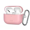 Apple AirPods Pro 3 Szilikon Kampó Tok Púder Rózsaszín