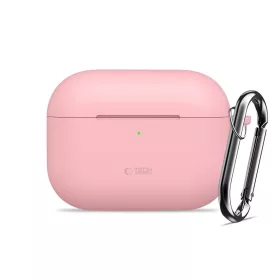 Apple AirPods Pro 3 Szilikon Kampó Tok Púder Rózsaszín-5906302333127 2 kép