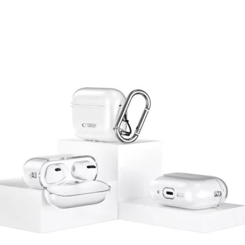 Apple AirPods Pro 3 Tech-protect Flexair átlátszó tok-5906302333165 5 kép