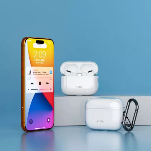 Apple AirPods Pro 3 Tech-protect Flexair átlátszó tok-5906302333165 6 kép