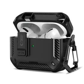 Apple AirPods Pro 3 Tech-protect Carbonox Magsafe Tok Fekete