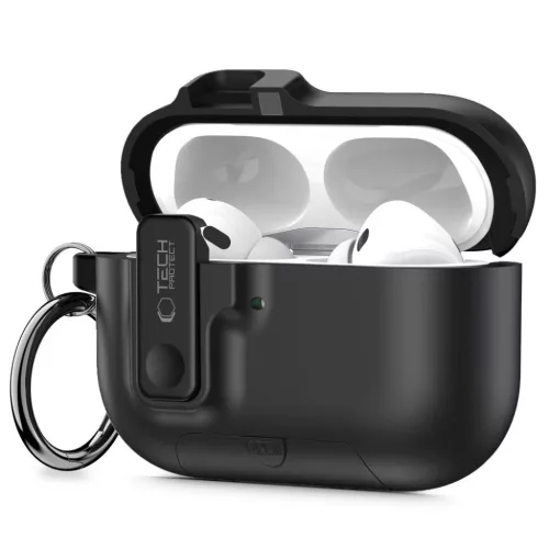 Apple AirPods Pro 3 Tech-protect Slim Hook Fekete tok-5906302333288 1 kép