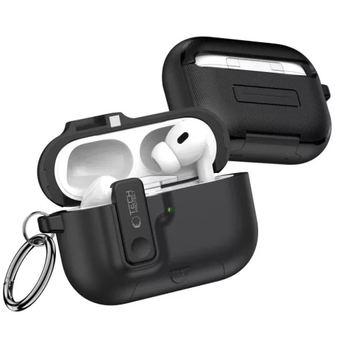 Apple AirPods Pro 3 Tech-protect Slim Hook Fekete tok-5906302333288 5 kép