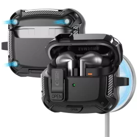 Samsung Galaxy Buds 3 / 3 Fe / 3 Pro Tech-protect Carbonox Magsafe fek-5906302333752 2 kép