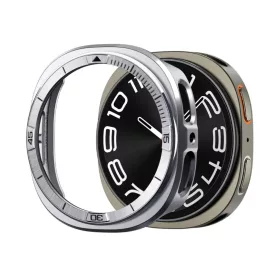   Samsung Galaxy Watch 8 (44 mm) Spigen Bezel Tune Pro Pilot ezüst tok