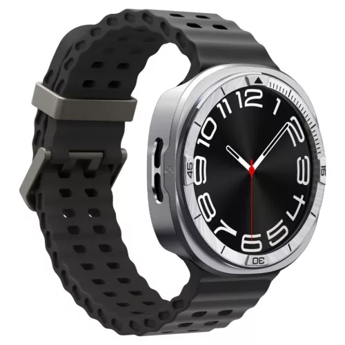 Samsung Galaxy Watch 8 (44 mm) Spigen Bezel Tune Pro Pilot ezüst tok-8800283311433 7 kép