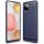Karbonszál mintás Flexibilis TPU tok Samsung Galaxy A42 FE 5G készülékhez Kék színben