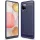 Karbonszál mintás Flexibilis TPU tok Samsung Galaxy A42 FE 5G készülékhez Kék színben