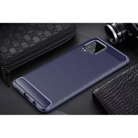 Karbonszál mintás Flexibilis TPU tok Samsung Galaxy A42 FE 5G kész�-9111201916104 2 kép