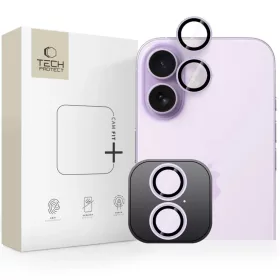 iPhone 17 Tech-Protect Camring Fit+ lila üvegfólia