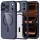 iPhone 17 Pro Tech-protect Magmat Magsafe tok Mély Kék/átlátszó