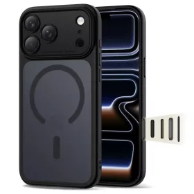   iPhone 17 Pro Tech-protect Magpeak Magsafe Cc matt fekete tok