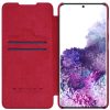 Samsung S21+ Plus Nillkin Qin bőr fliptok piros-6902048211575 3 kép