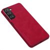 Samsung S21+ Plus Nillkin Qin bőr fliptok piros-6902048211575 4 kép