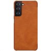 Samsung S21+ Plus Nillkin Qin bőr fliptok barna-6902048211582 2 kép
