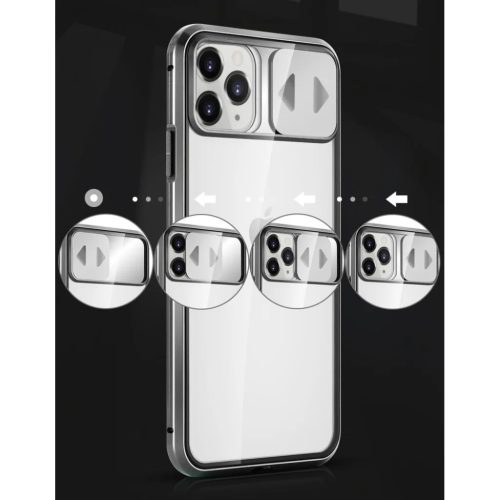 Wozinsky Magnetic Cam Slider tok előlapi üveggel iPhone 11 Pro MAX-9111201907683 2 kép