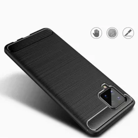 Carbon mintájú TPU tok Samsung Galaxy A42 5G fekete-9111201916098 2 kép