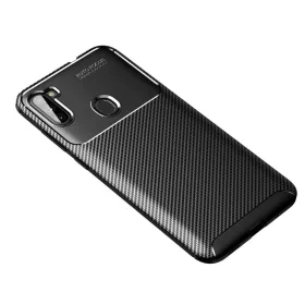 Samsung A11 / M11 Armored szénszál mintájú TPU tok fekete-5902429905377 2 kép