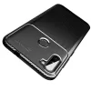 Samsung A11 / M11 Armored szénszál mintájú TPU tok fekete-5902429905377 10 kép