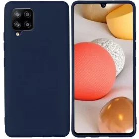 Szilikon tok SAMSUNG GALAXY A42 5G sötétkék