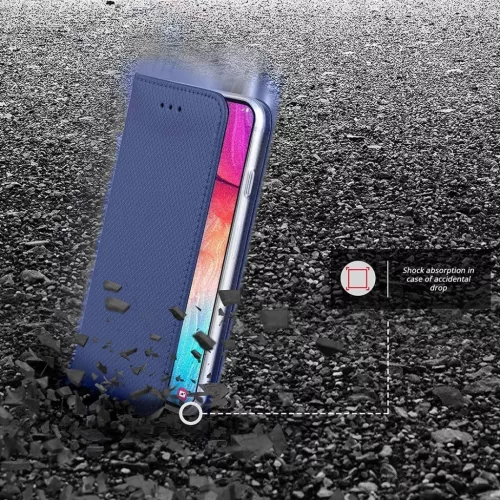 Samsung Galaxy M11 / A11 Mágneses fliptok sötétkék-5902429906527 5 kép