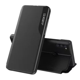   Eco Leather View Case intelligens fliptok Samsung A11 / M11 fekete
