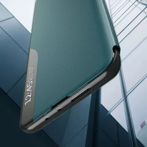 Eco Leather View Case intelligens fliptok Samsung A11 / M11 fekete-9111201927148 5 kép