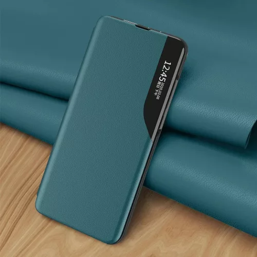 Eco Leather View Case intelligens fliptok Samsung A11 / M11 fekete-9111201927148 8 kép
