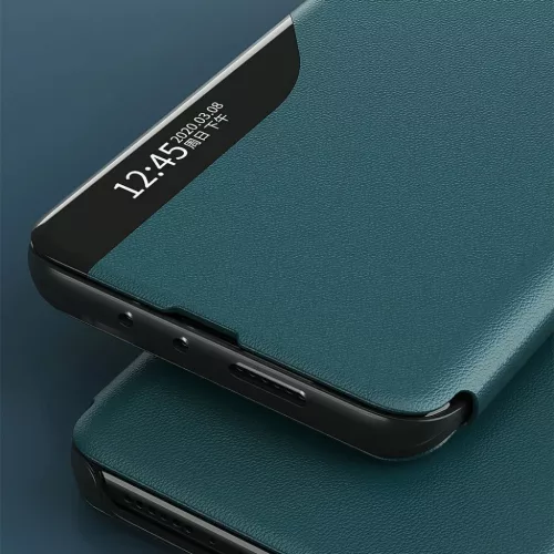 Eco Leather View Case intelligens fliptok Samsung A11 / M11 fekete-9111201927148 9 kép