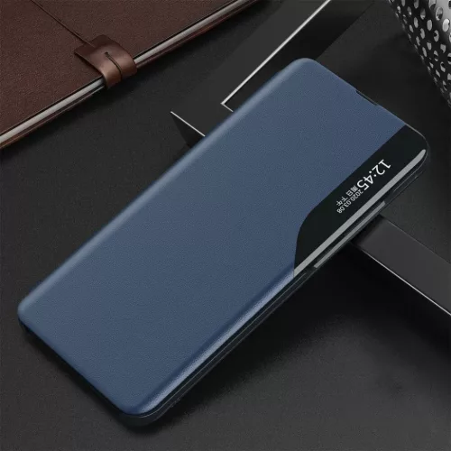 Eco Leather View Case intelligens fliptok Samsung A11 / M11 kék-9111201927155 2 kép