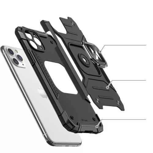 Samsung Galaxy A51 5G Wozinsky Ring Armor Case Kickstand telefontok ez-9111201919723 3 kép