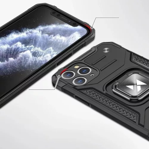 Wozinsky Ring Armor Case Kickstand telefontok Samsung Galaxy M31s feke-9111201919907 4 kép