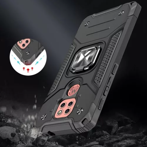 Wozinsky Ring Armor Case Kickstand telefontok Motorola Moto G9 Play fe-9111201918764 6 kép