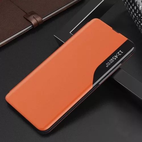 Eco Leather View Case intelligens fliptok Samsung M51 narancssárga-9111201923003 2 kép
