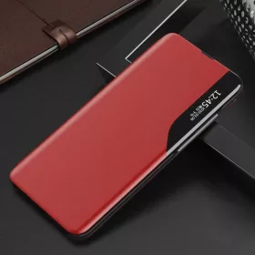 Eco Leather View Case intelligens fliptok Samsung M51 piros-9111201923034 2 kép