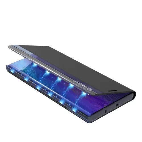 Samsung Galaxy M51 fekete New Sleep Case fliptok-9111201923201 3 kép