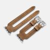 iCarer Valódi bőr óraszíj Apple Watch 38/40/41 mm dupla szíjas de-6958955820621 3 kép