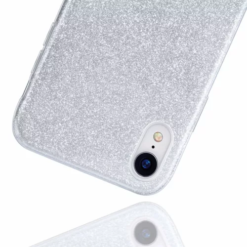Glitter flitteres tok SAMSUNG GALAXY A02S ezüst-5902429900877 2 kép