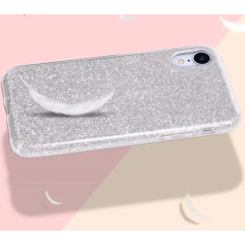 Glitter flitteres tok SAMSUNG GALAXY A02S ezüst-5902429900877 5 kép
