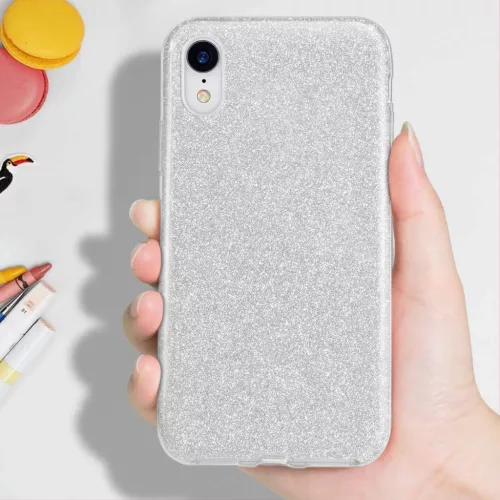 Glitter flitteres tok SAMSUNG GALAXY A02S ezüst-5902429900877 6 kép