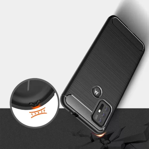 Motorola Moto G10/G30 Tech-Protect carbon mintájú TPU tok fekete-6216990210310 5 kép