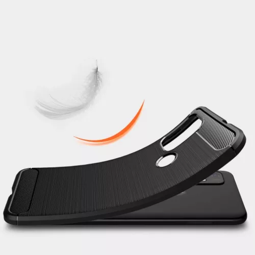 Motorola Moto G10/G30 Tech-Protect carbon mintájú TPU tok fekete-6216990210310 6 kép